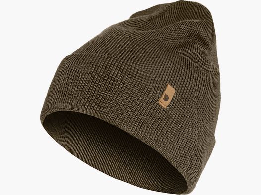 FJÄLLRÄVEN Classic Knit Hat Mütze Dark Olive