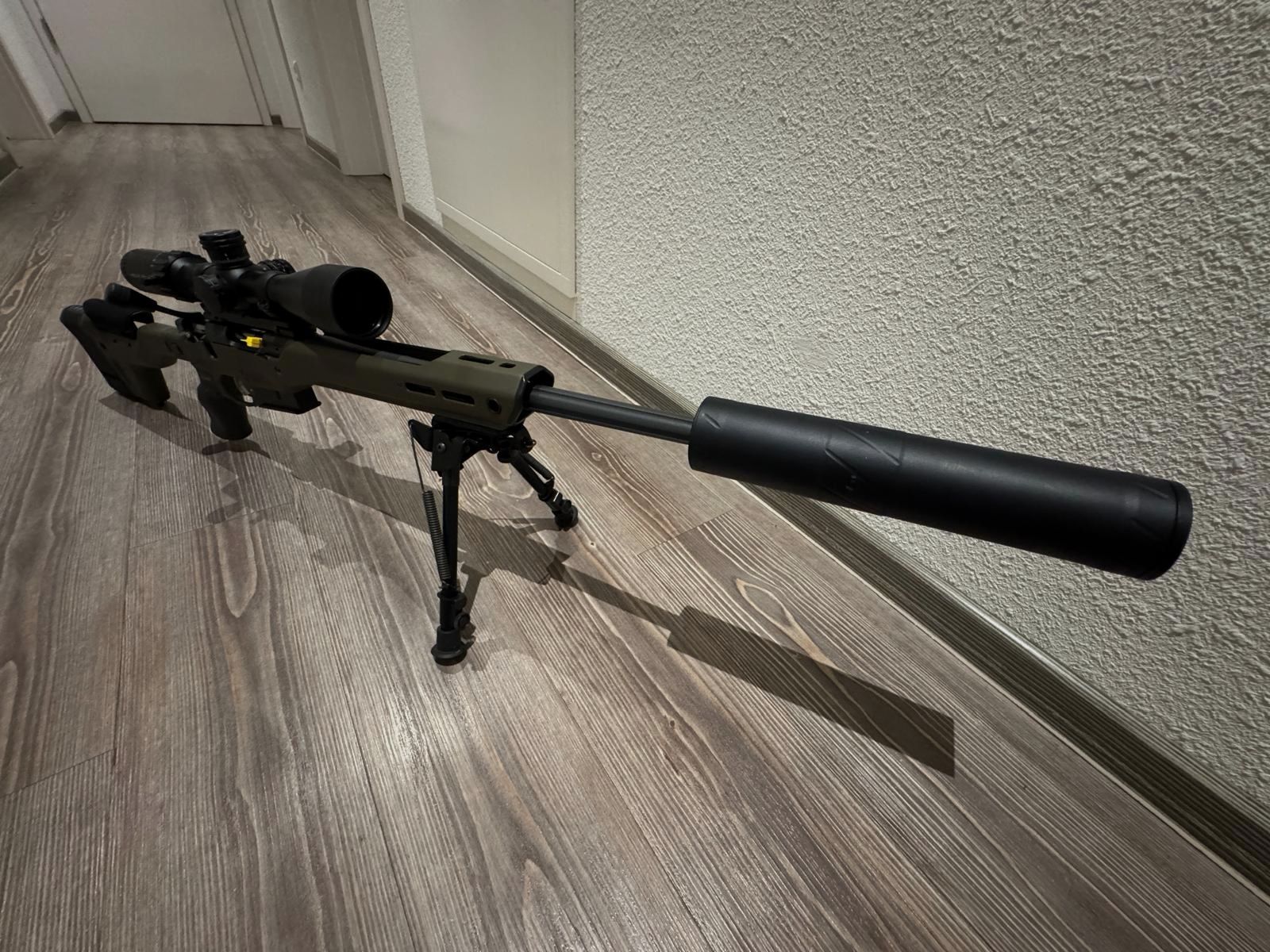 Bergara B14 agujero de pulgar cal. 6,5 PRC con culata plegable de carbono MDT HNT 26 cazador