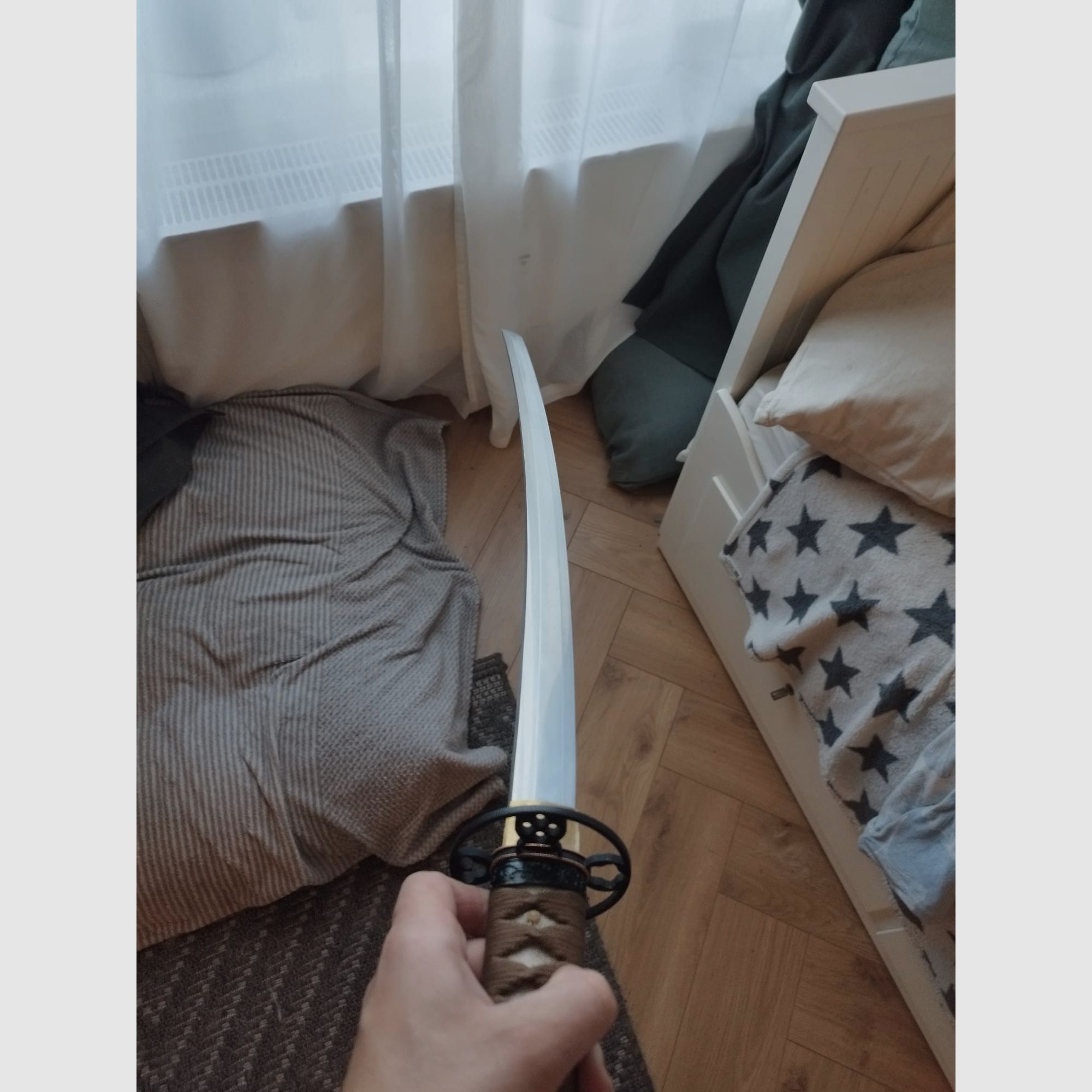 Sashikomi Katana mit scharfer Klinge handgefertigt