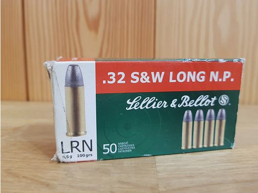 SELLIER & BELLOT MUNIZIONI PER REVOLVER CAL. 32 S&W LONG LRN
