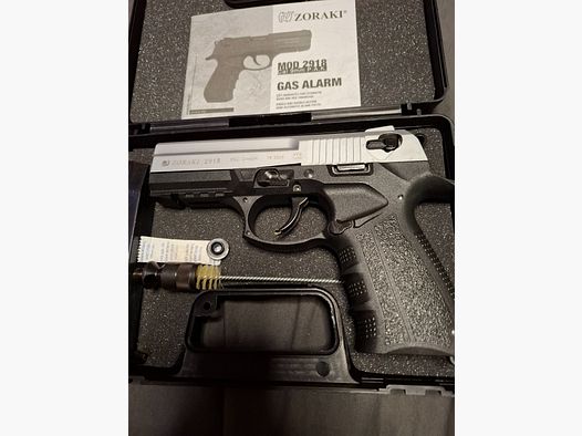 Zoraki 2918 Matt Chrom  9mm P.A.K.   "NEUWERTIG"