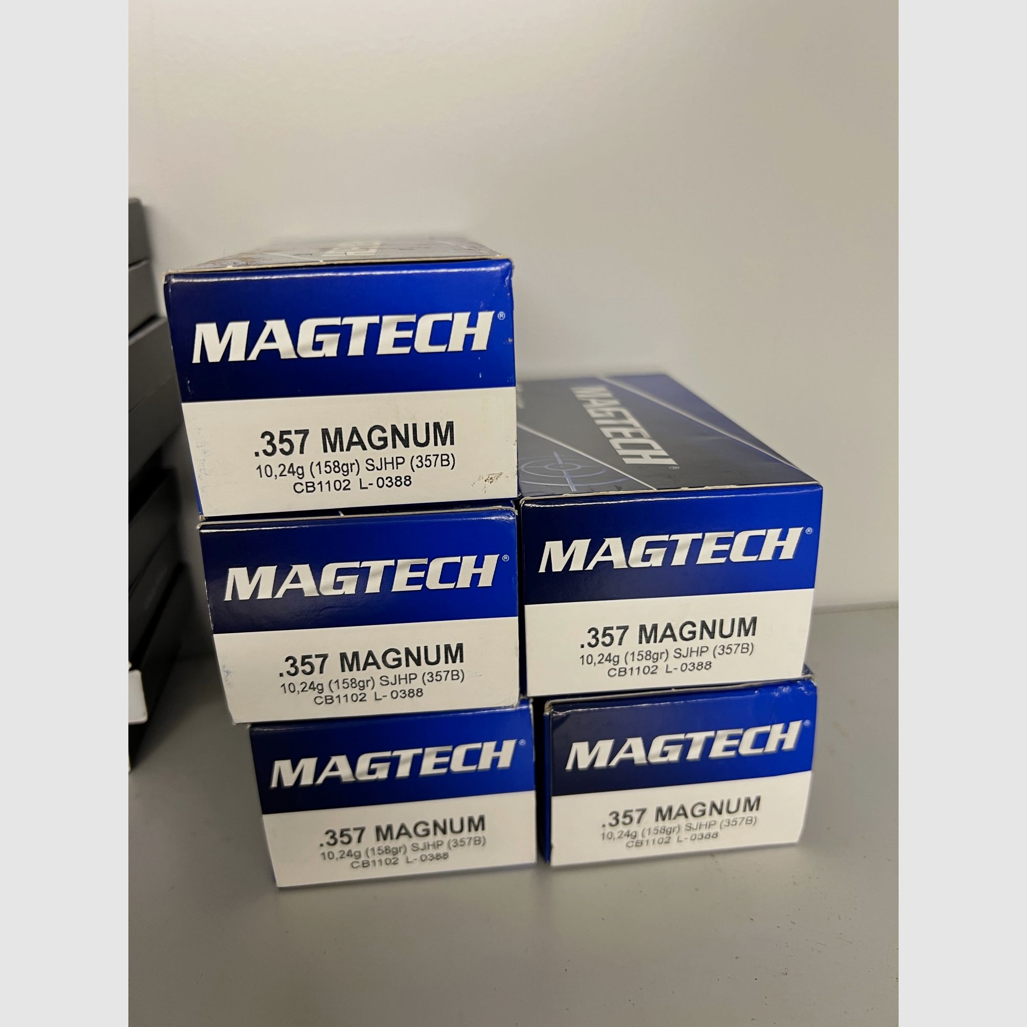 Magtech Standard .357 Mag SJHP 158 grs Revolverpatronen