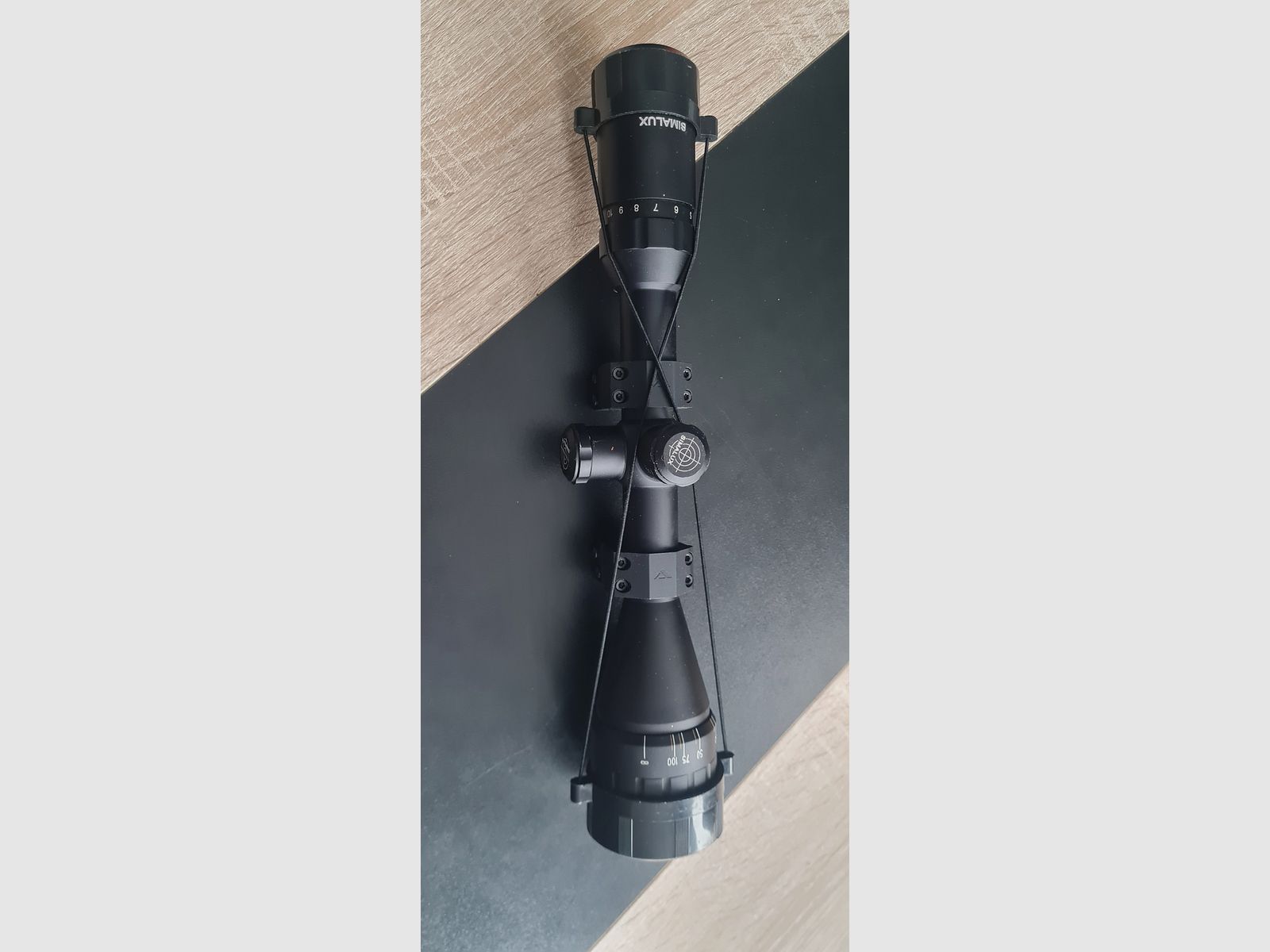 Simalux KK50 riflescope 3–12×44 – with Picatinny ring mount