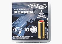 Walther 4.1346 Pfeffermunition 9mm P.A. PV für Schreckschusswaffen Pyro