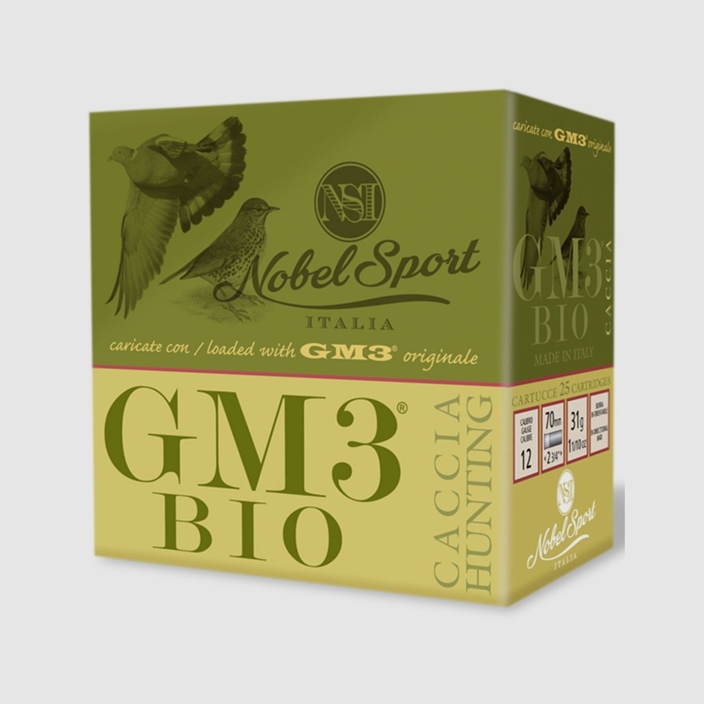 Patronen Nobel GM3 Bio Hp kal. 12/70 31 g lood 11