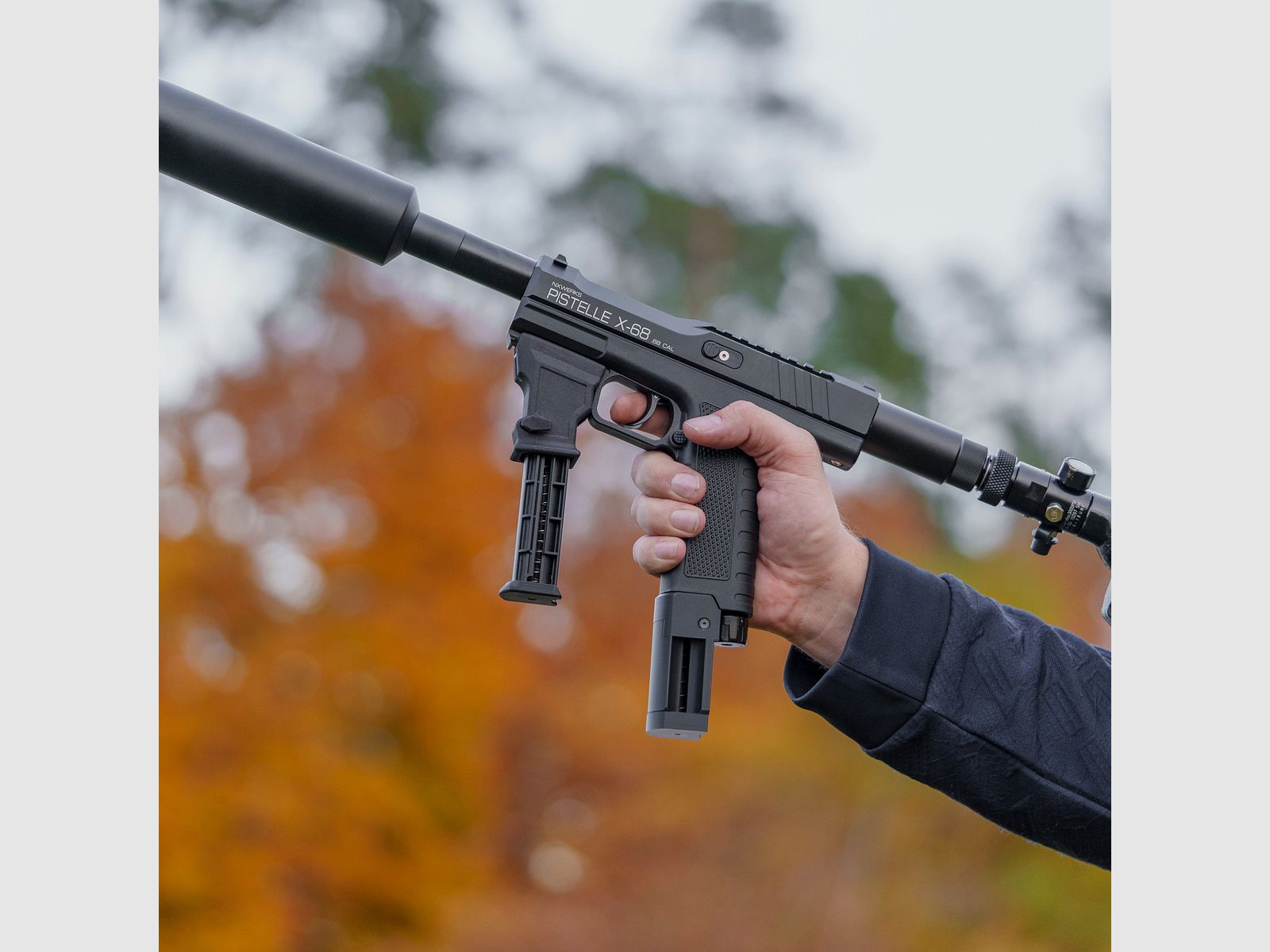 MAG - HOLDER | solo para 11 mm Picatinny | Vertical Grip | Pistelle X-68