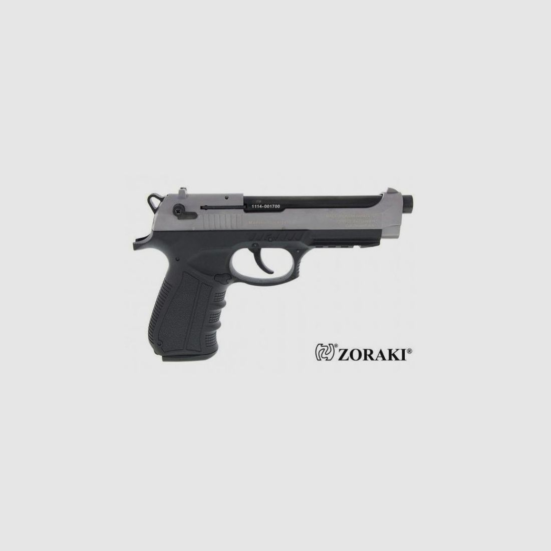 ZORAKI gas pistol (SRS) 918 'BERETTA'-style cal. 9mm P.A. titan
