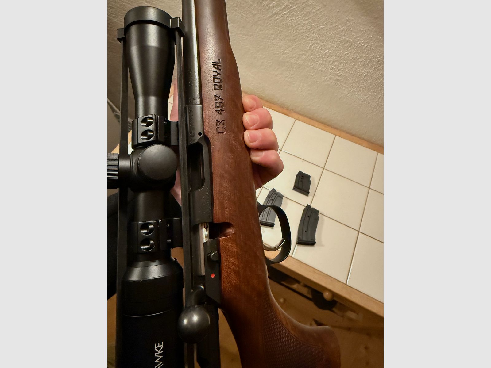 CZ 457 Royal .22 lfb - con Hawke 2-7x32 e caricatori extra