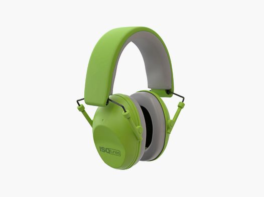 CUFFIE DA TIRO – ISOTUNES – JUNIOR DEFENDER CUFFIE PASSIVE PIEGHEVOLI PER BAMBINI COLORE VERDE