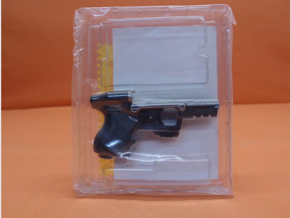 Piexon Jet Protector JPX Gen1: Abschussgerät für Reizstoff (Pfefferspray) Polymer schwarz 10%OC (ÜBERLAGERT!) mit zusätzlichem Trainingsmagazin