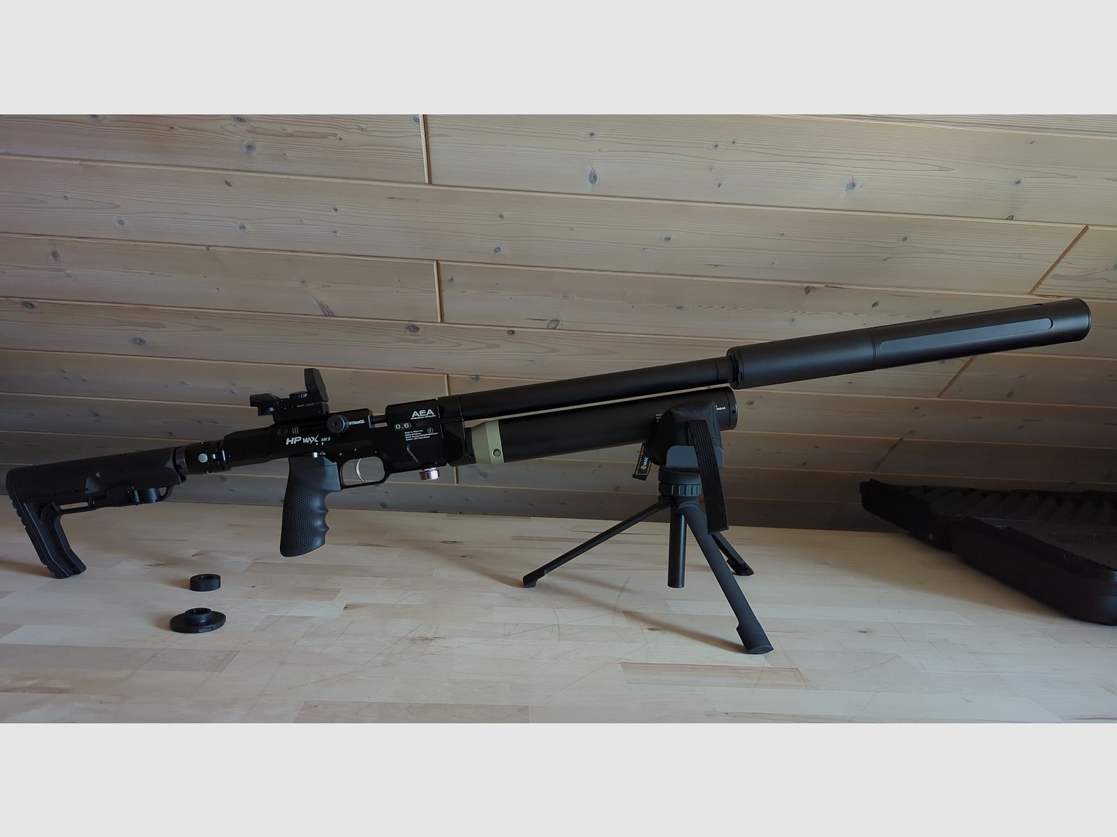 AEA HP Max 2 Schalldämpfer DonnyFL Emperor v3 inklusive Adapter und Extender