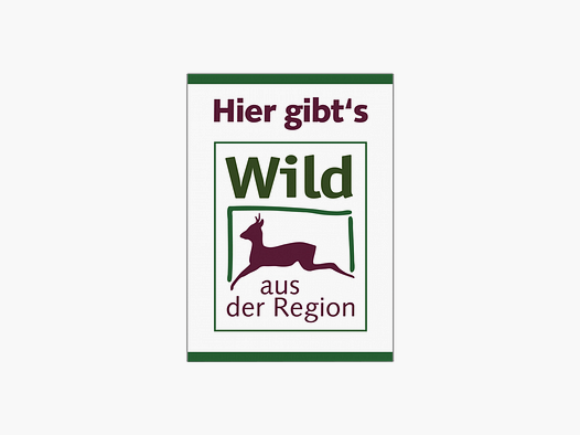 Sign "Game from the Region" DIN A4