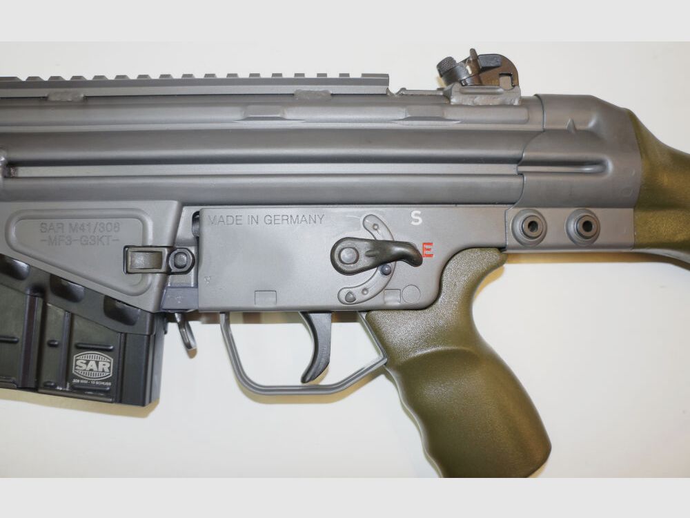 Schwaben Arms GmbH rifle semiautomática SAR M41 SPORTMATCH MF3 G3KT calibre 308win. - HECHO EN ALEMANIA - similar a HK41/G3