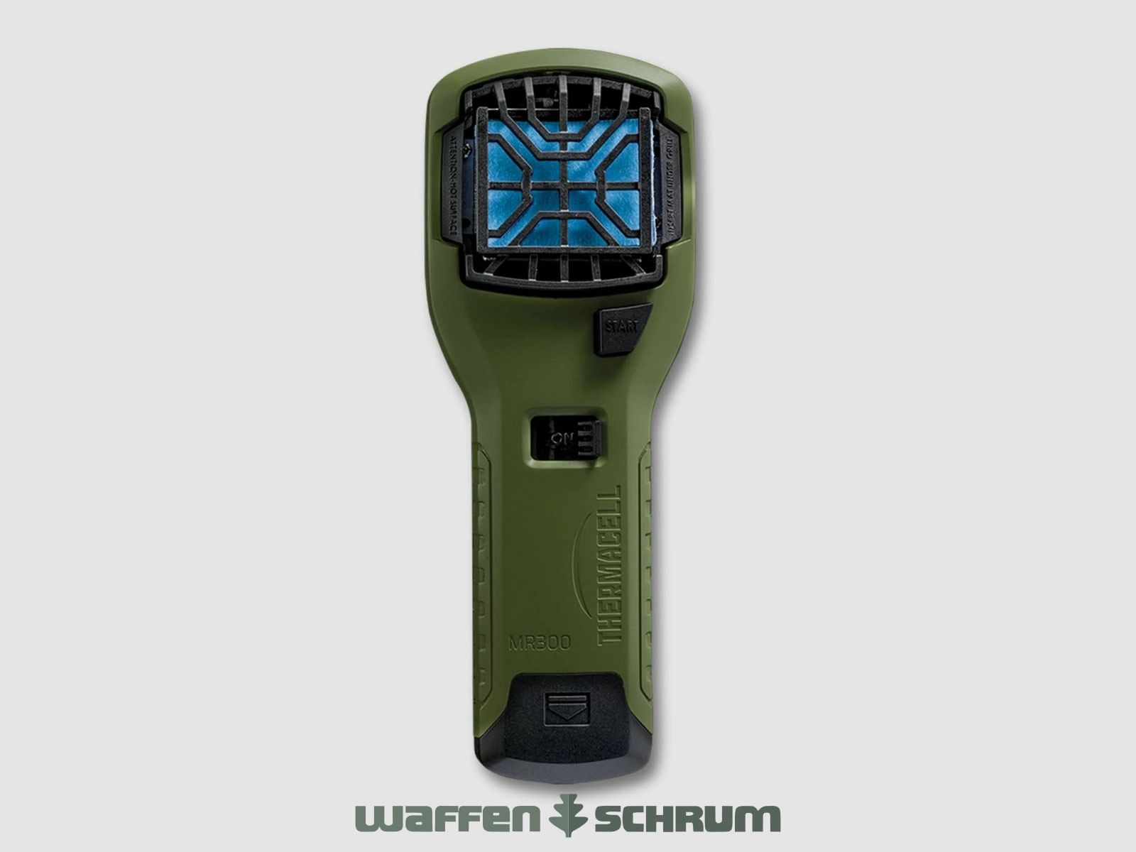 Thermacell Mückenabwehr Handgerät MR-300G mit Wirkstoff und Butanpatrone olive bis zu 12h Wirkzeit
