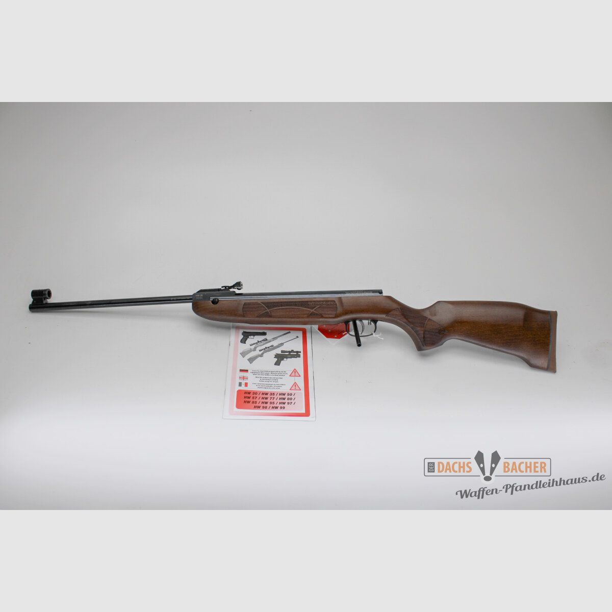 LG carabine à air Weihrauch HW 30 S calibre 4,5mm crosse F-signe