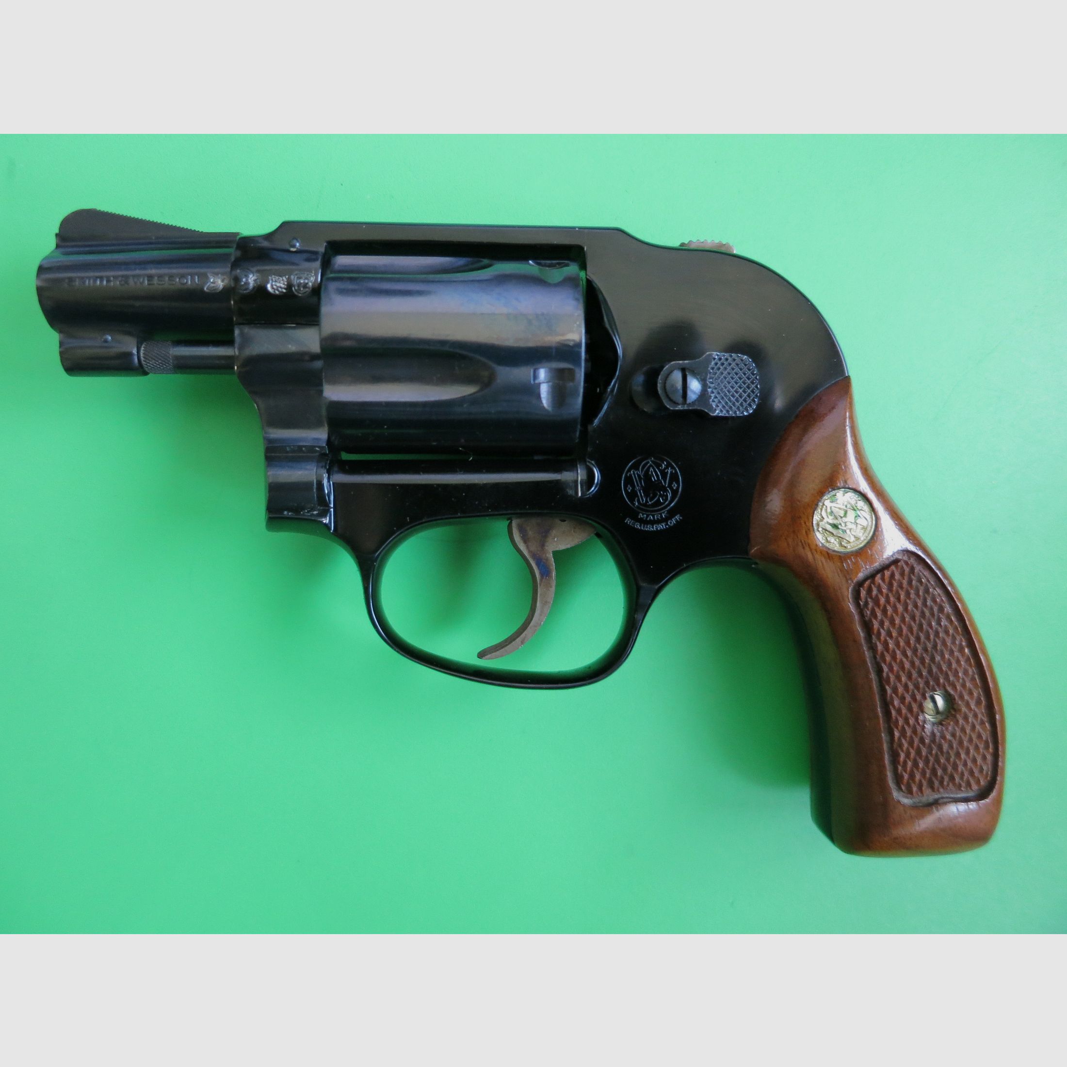 Revolver Smith&Wesson Mod. 38 Airweight Bodyguard, .38 Special, 2" Lauf, Jäger/Sammler, wie neu   #39