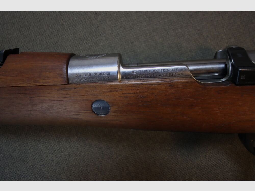 DWM Gewehr Mauser Modello Argentino 1909 Kal. 7,65 Argent. nummerngleich DWM Gewehr Mauser Modello Argentino 1909 Kal. 7,65 Argent. nummerngleich