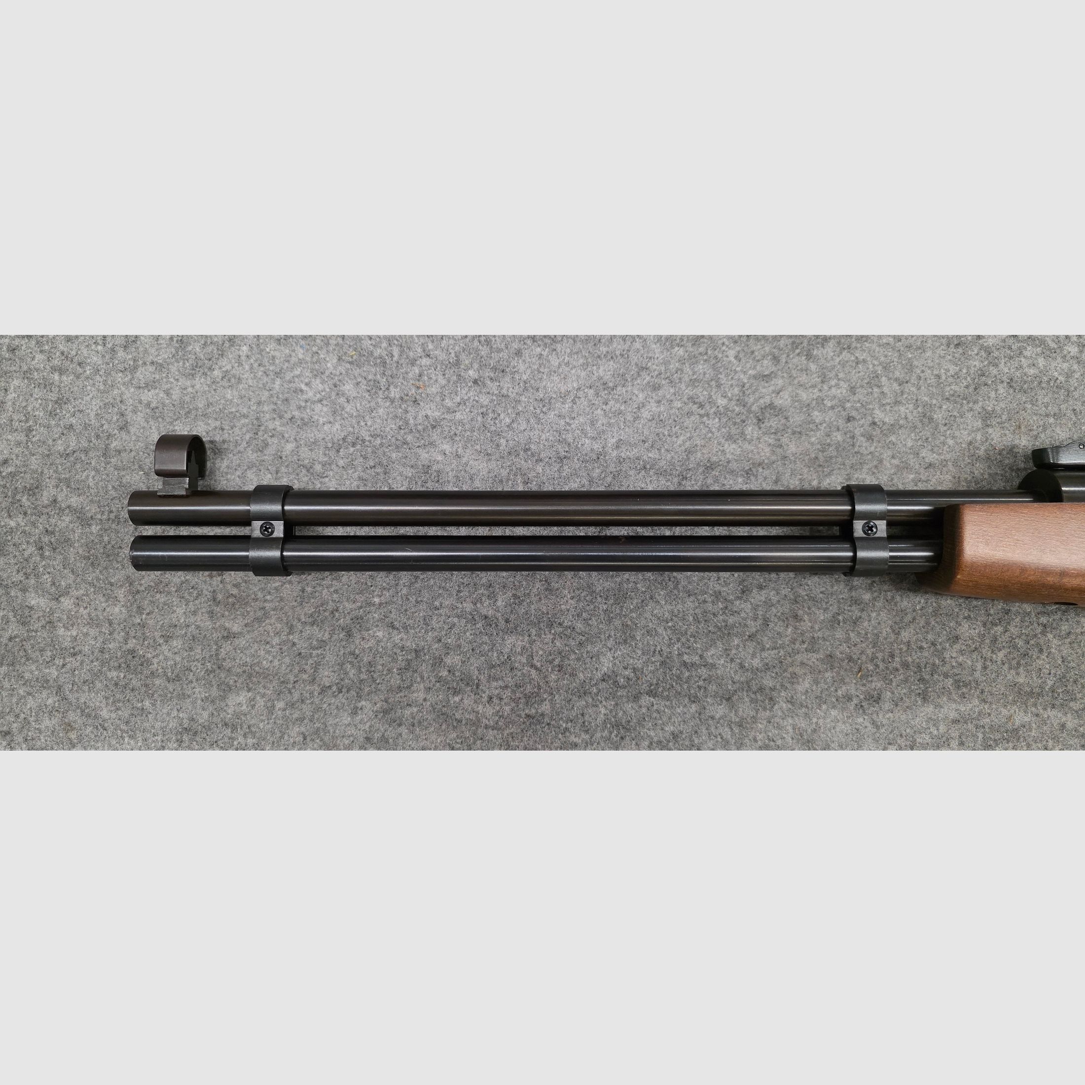 Con foglio pubblicitario e manuale d'uso !!! Raro fucile ad aria compressa Western a leva inferiore Haenel Mod. 580 in ottime condizioni, immagine 15 di 20