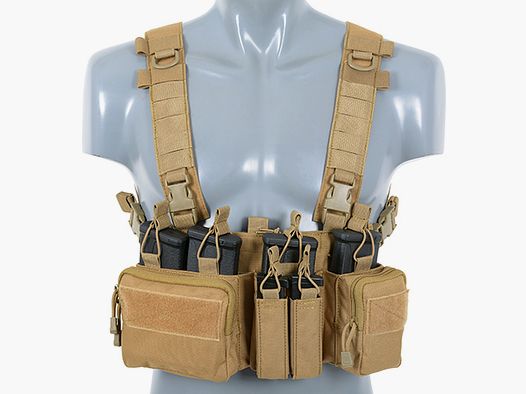Buckle Up Recce/Sniper Chest Rig - Coyote [8FIELDS]
