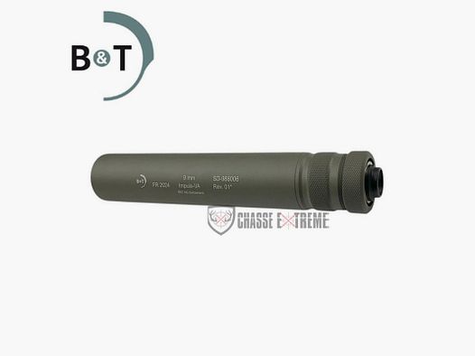 Schalldämpfer B&T Impuls-IIA 1/2x28 Kal 9x19 für Glock Grün Od