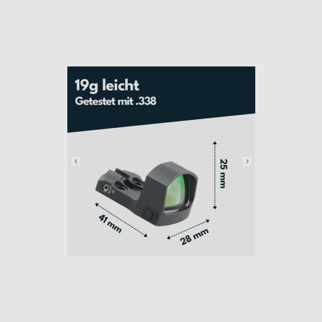 Vector Optics SCRD-M43 Frenzy-S 1x17x24 MOS Multi Reticle Leuchtpunktvisier