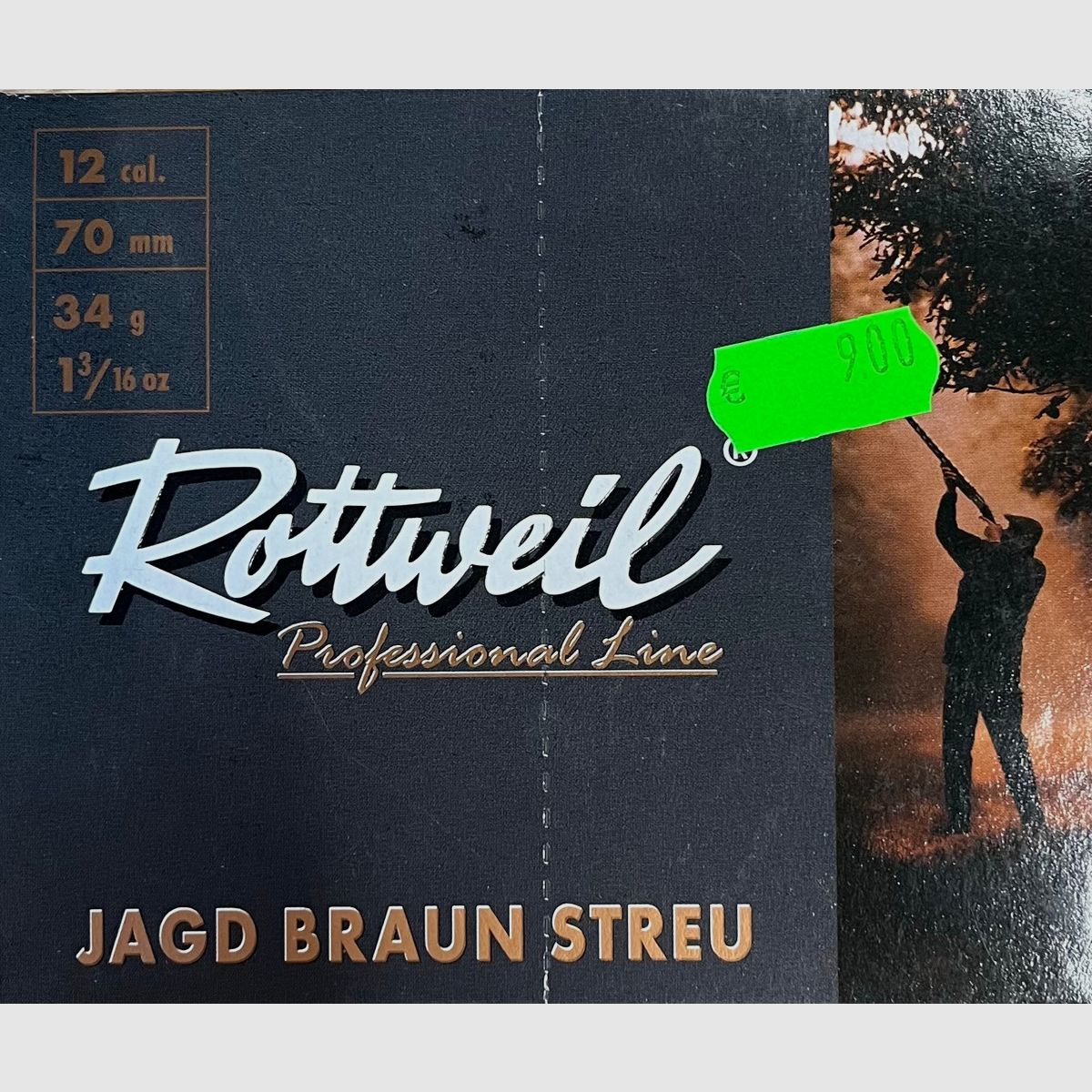 Rottweil JAGD BRAUN STREU 12/70 34g 2,7mm - 10 Schuss