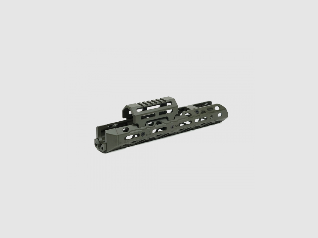 KPYK Medium AK M-LOK Handschutz mit kurzem Gasrohrcover CRC 1U020A OD Green