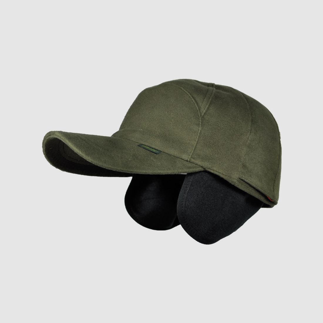 Cappello reversibile Sympatex verde scuro - realizzato in Velveton