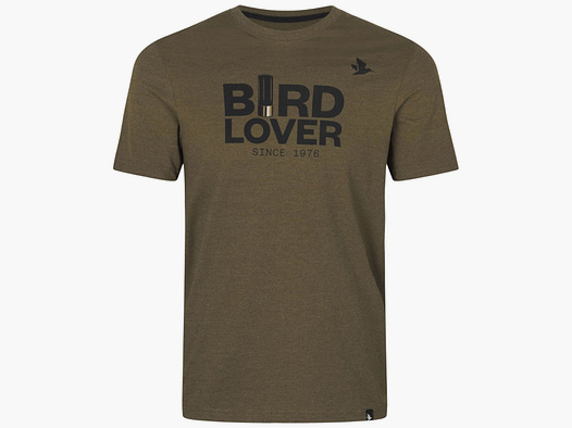 Seeland T-Shirt Bird Lover (Dark Olive Melange)