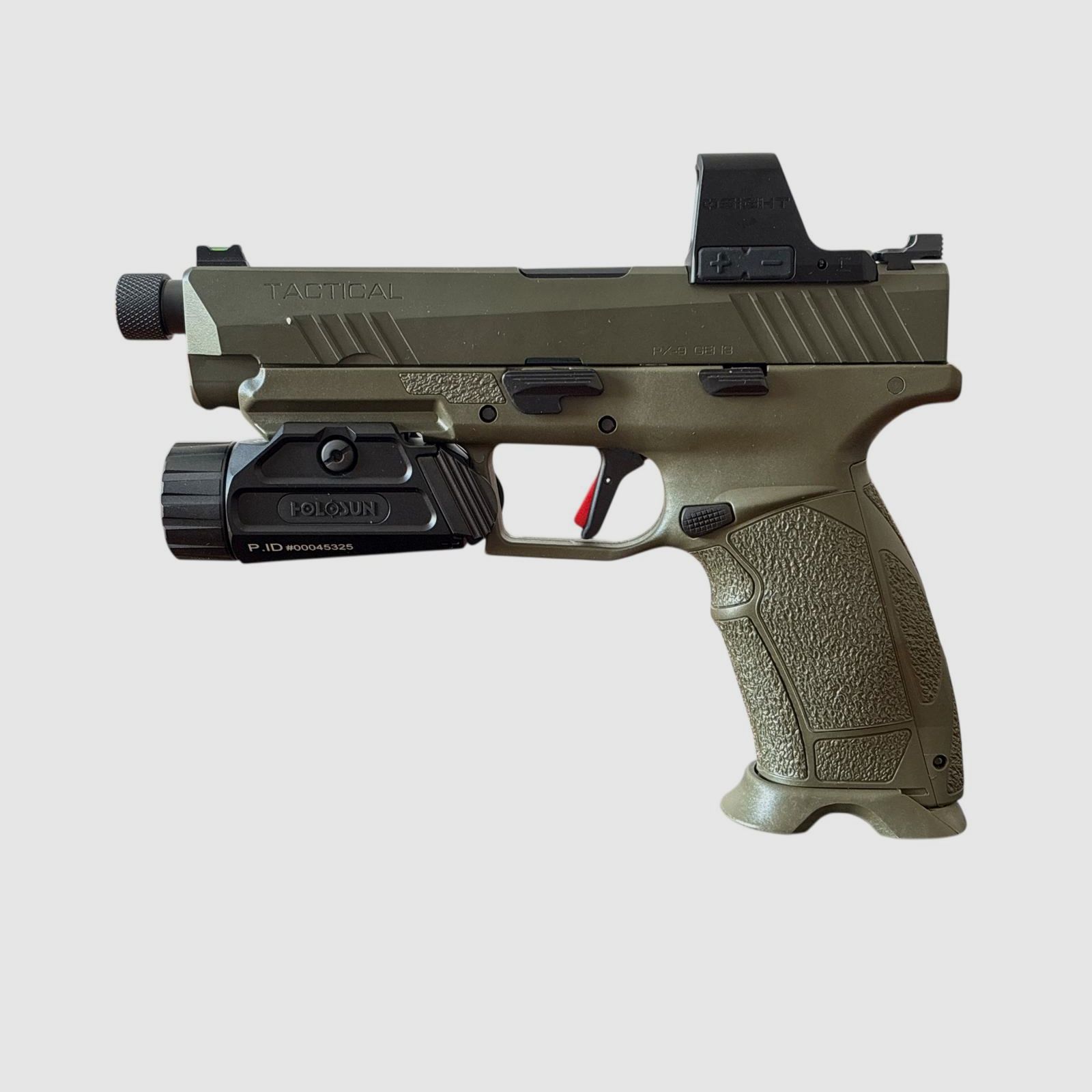 TISAS PX-9 Tactical TH Green incl. Osight C et Holosun P.ID, image 4 sur 6