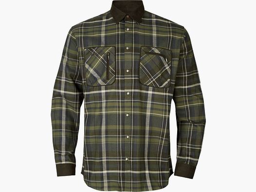 Härkila Pajala Camicia da Caccia - Check Oliva
