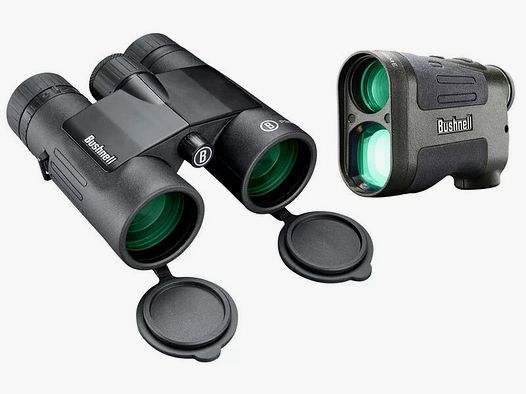 Bushnell Prime Combo Kit, Prime 10x42 Fernglas, Prime 1300 Laser Entfernungsmesser