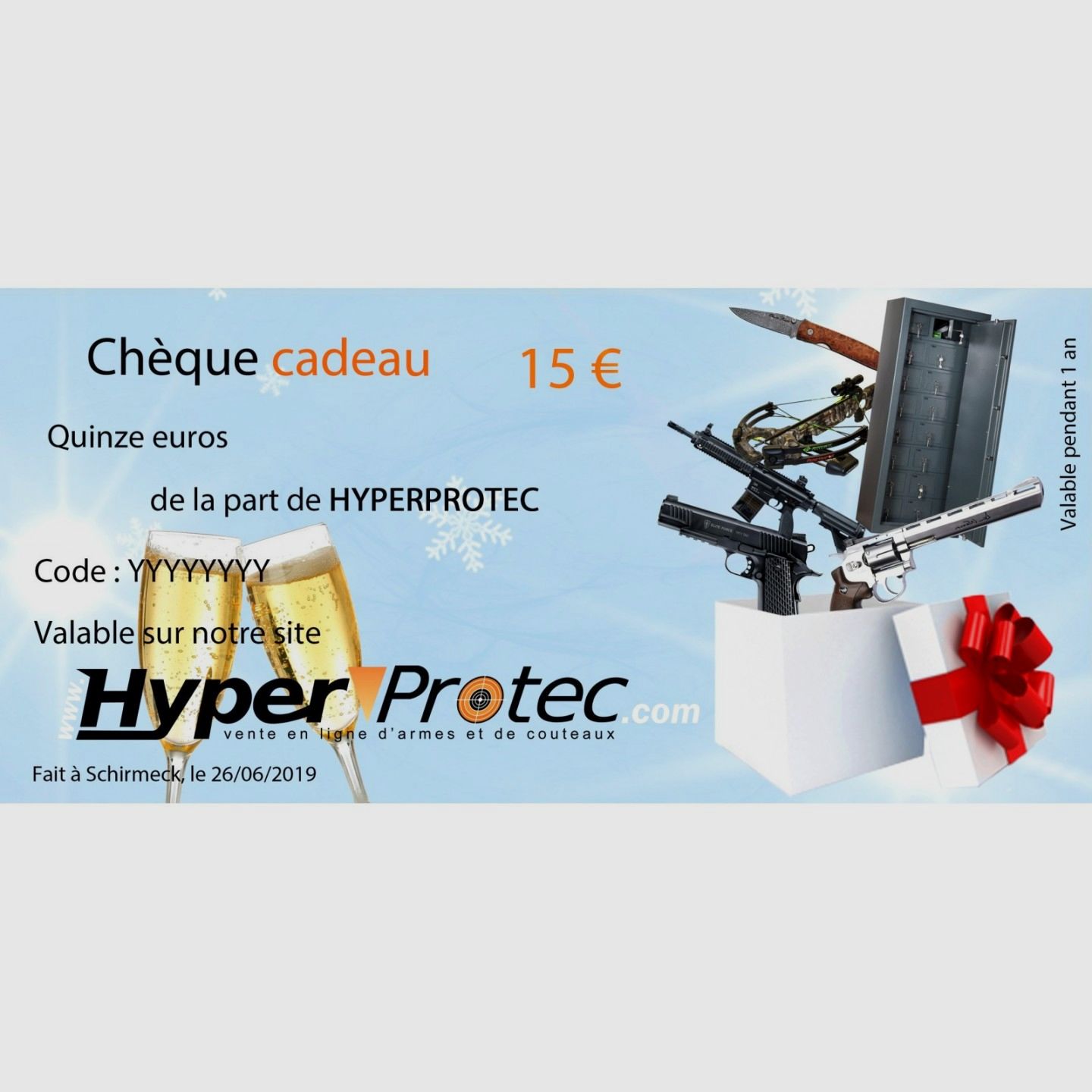 Hyperprotec-Geschenkgutschein: 15 Euro