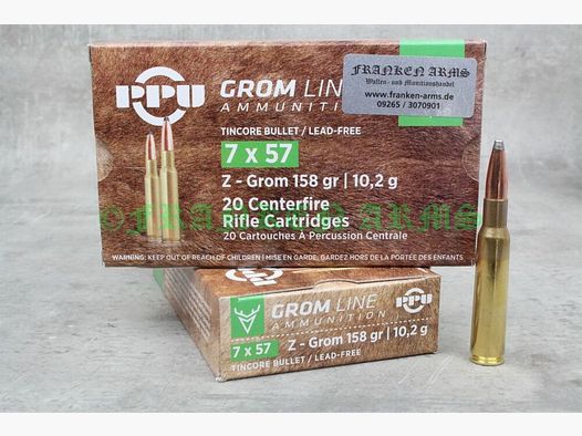 PPU Z-GROM 7x57 158gr. 10,2g 20 Stück Staffelpreise