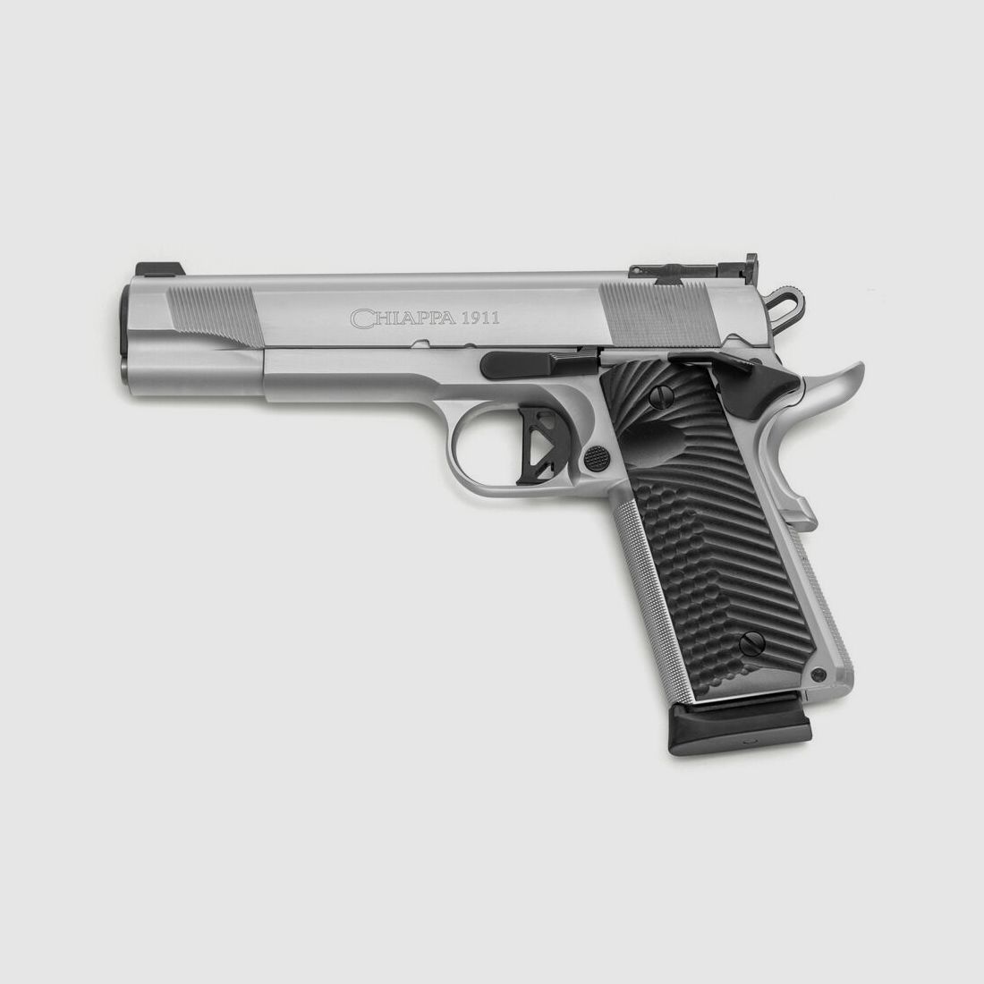 Chiappa 1911 Empire - Cromo 5 pulgadas (5") .45 ACP Mira de objetivo