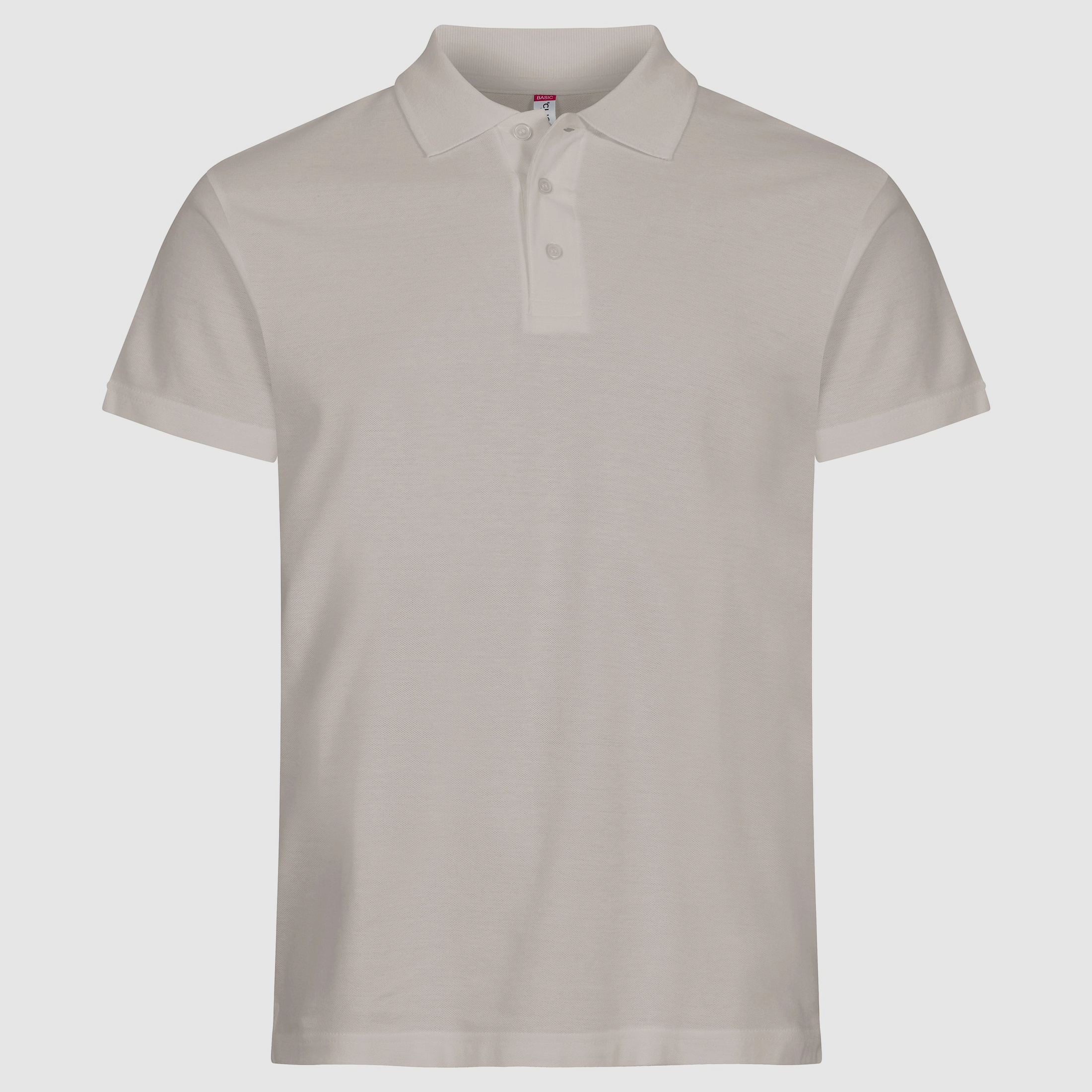 Clique Poloshirt Męski Szary Kamień
