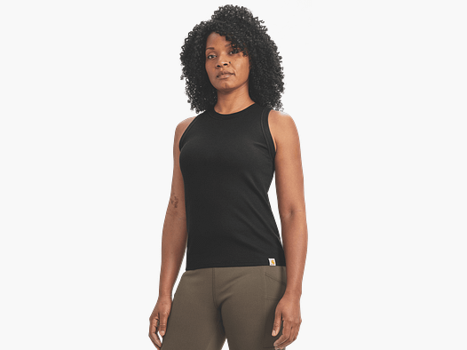 Carhartt TENCEL™ Fiber Series Fitted Ribbed Tank Women Black XL