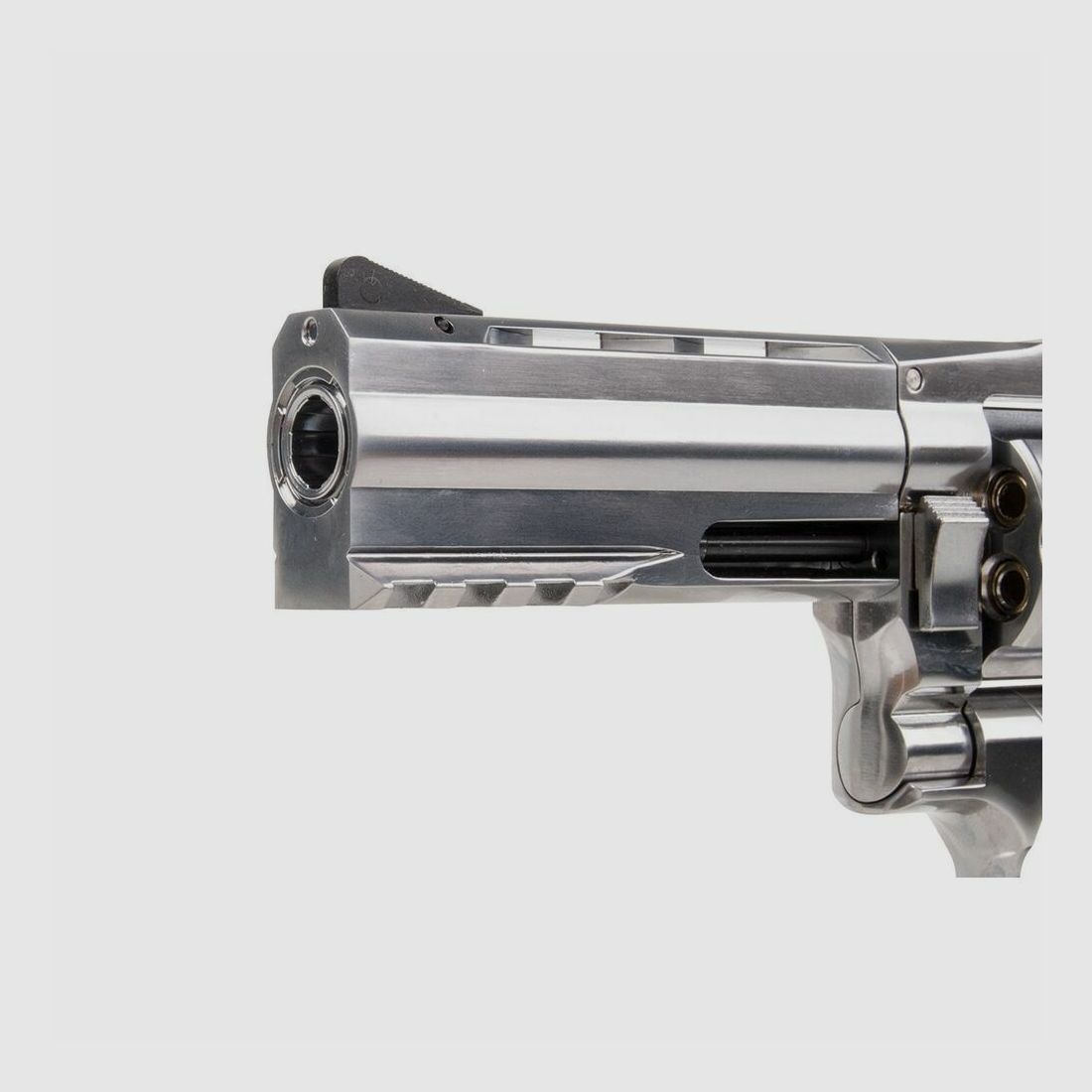 Dan Wesson 715 4" .177 Zilver 4,5mm Luchtdruk Co2