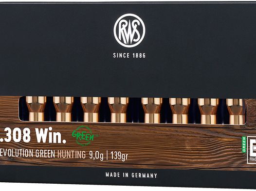 RWS Büchsenpatronen Evolution Green .308 Win.