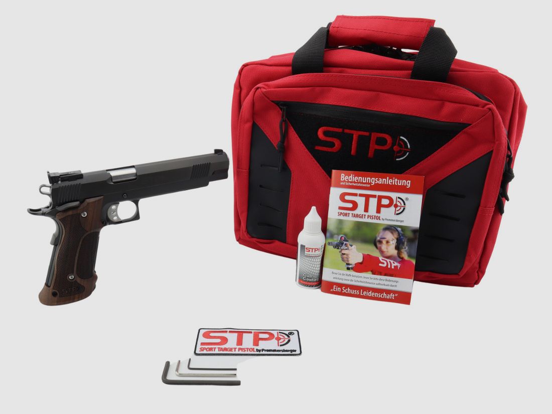  STP TM 9 BOMAR 6.0 Longslide Matchpistole Made in Germany mit Nill-Griff