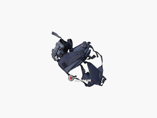 Holster horizontal d'épaule ambidextre - 2 poches