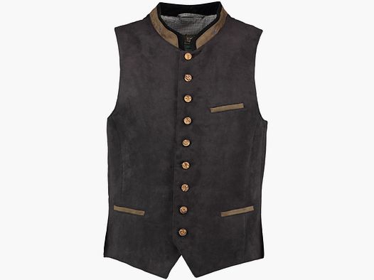 OS TRACHTEN Men's Vest 3 Pocket Anthracite