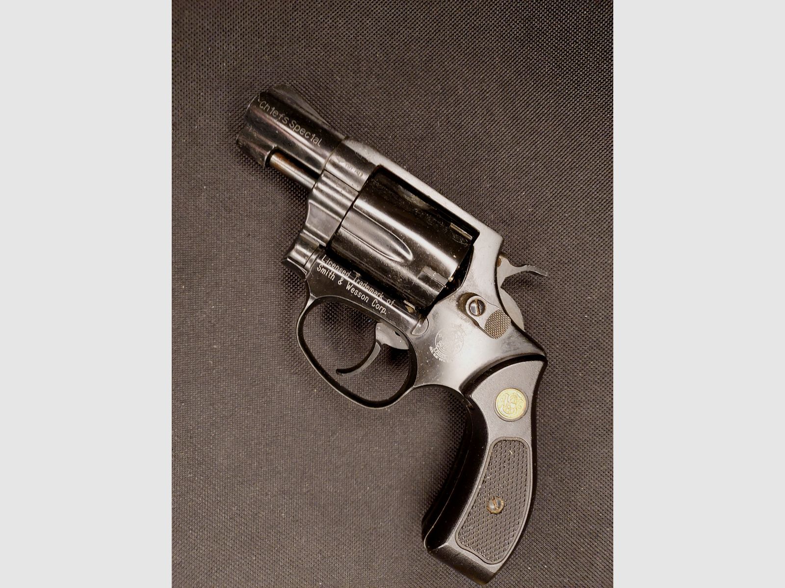 Smith & Wesson Chiefs Special blank firing revolver caliber 9mm R.K. black (PTB 794)