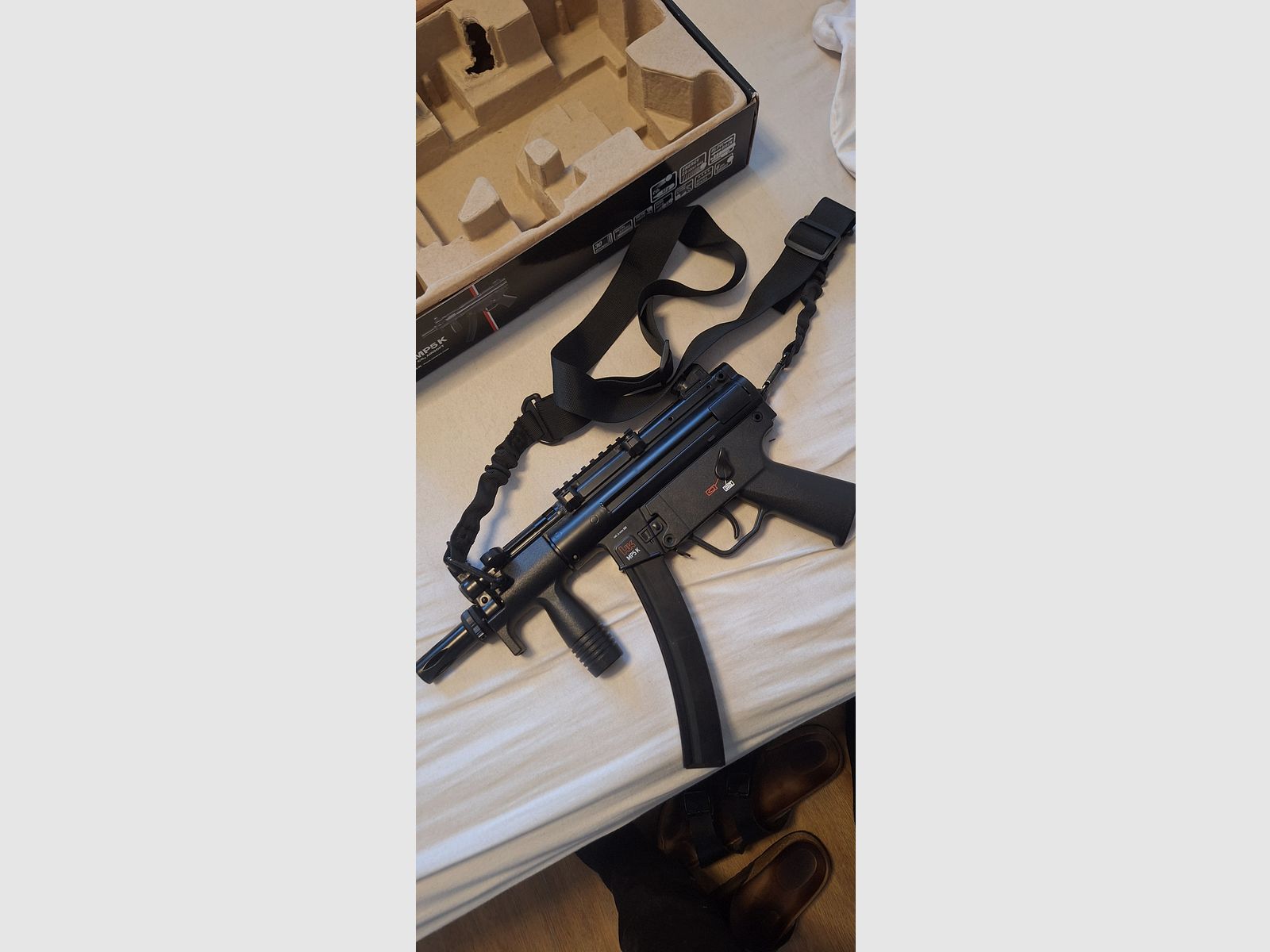 HK MP5 K Umarex CO2 6mm Airsoft Neuwertig Blowback MP-5
