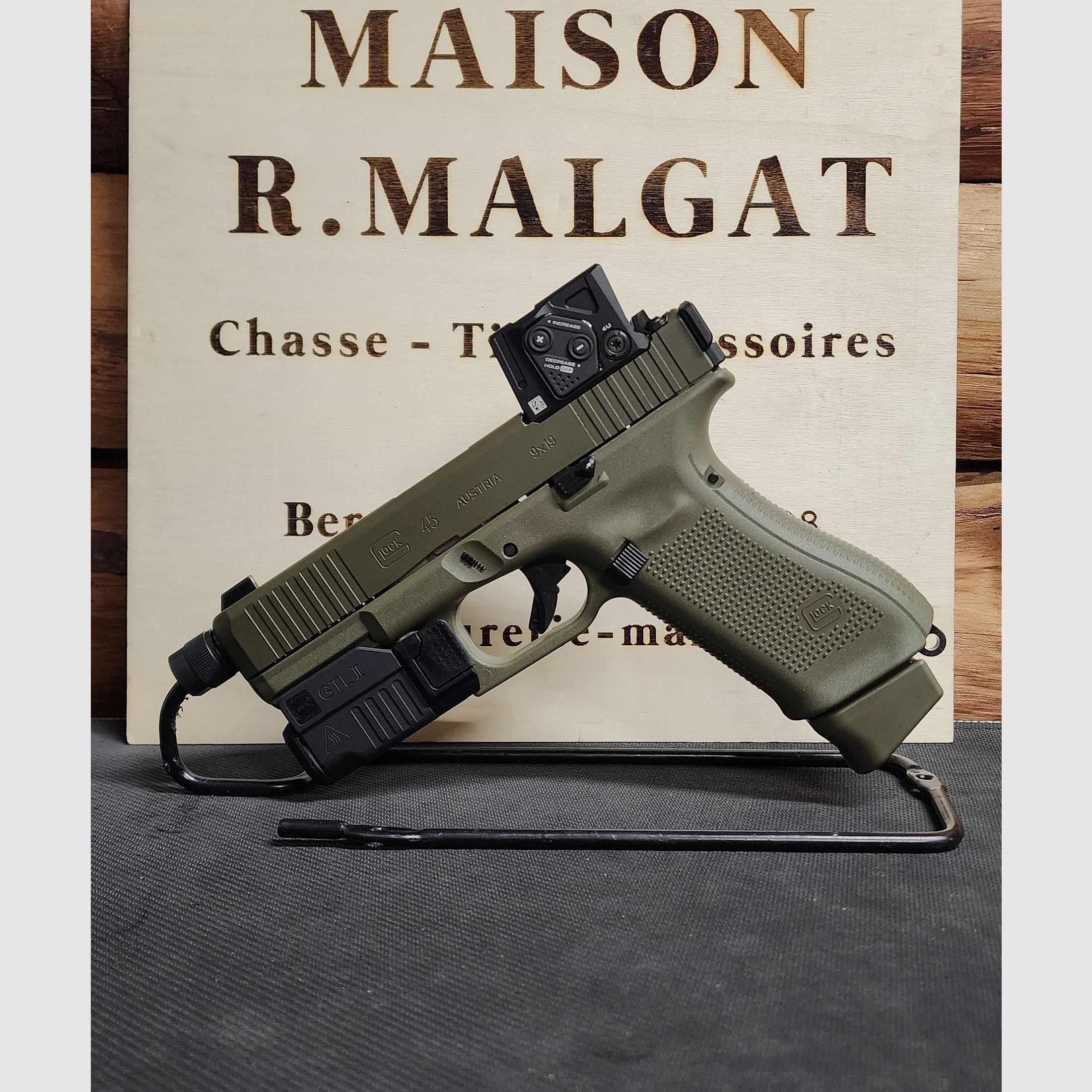 GLOCK 45 Gen5 FS MOS Fileté A-CUT Aimpoint COA GTL II Combo « Edition Hunter ODG » cal.9×19 (auf Bestellung), Bild 1 von 11