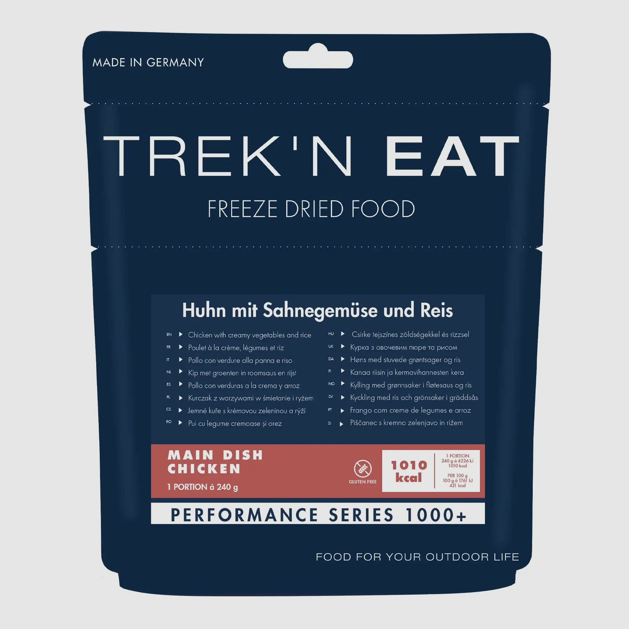 Trek’n Eat Poulet avec Légumes Crémeux et Riz