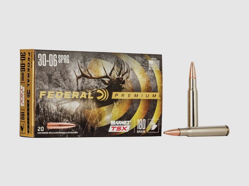 Federal Premium Barnes TSX .30-06 Sprg. 180GR HP 20 Patronen