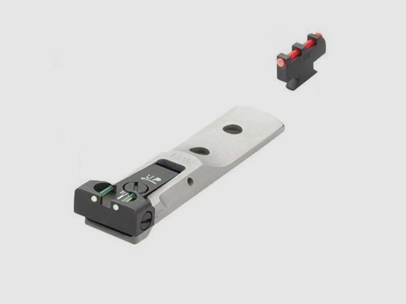 LPA TXT Visierset silber Fiber S&W N