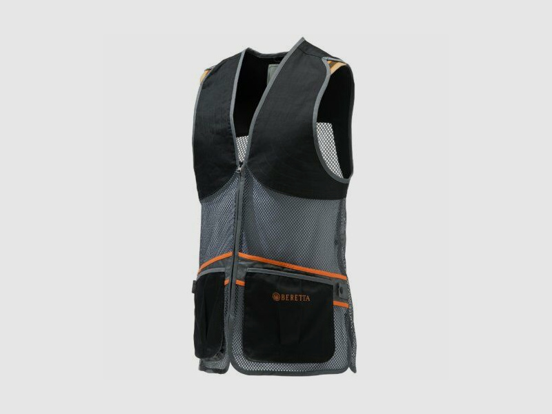 Beretta Full Mesh Vest TRAP Vest black/grey