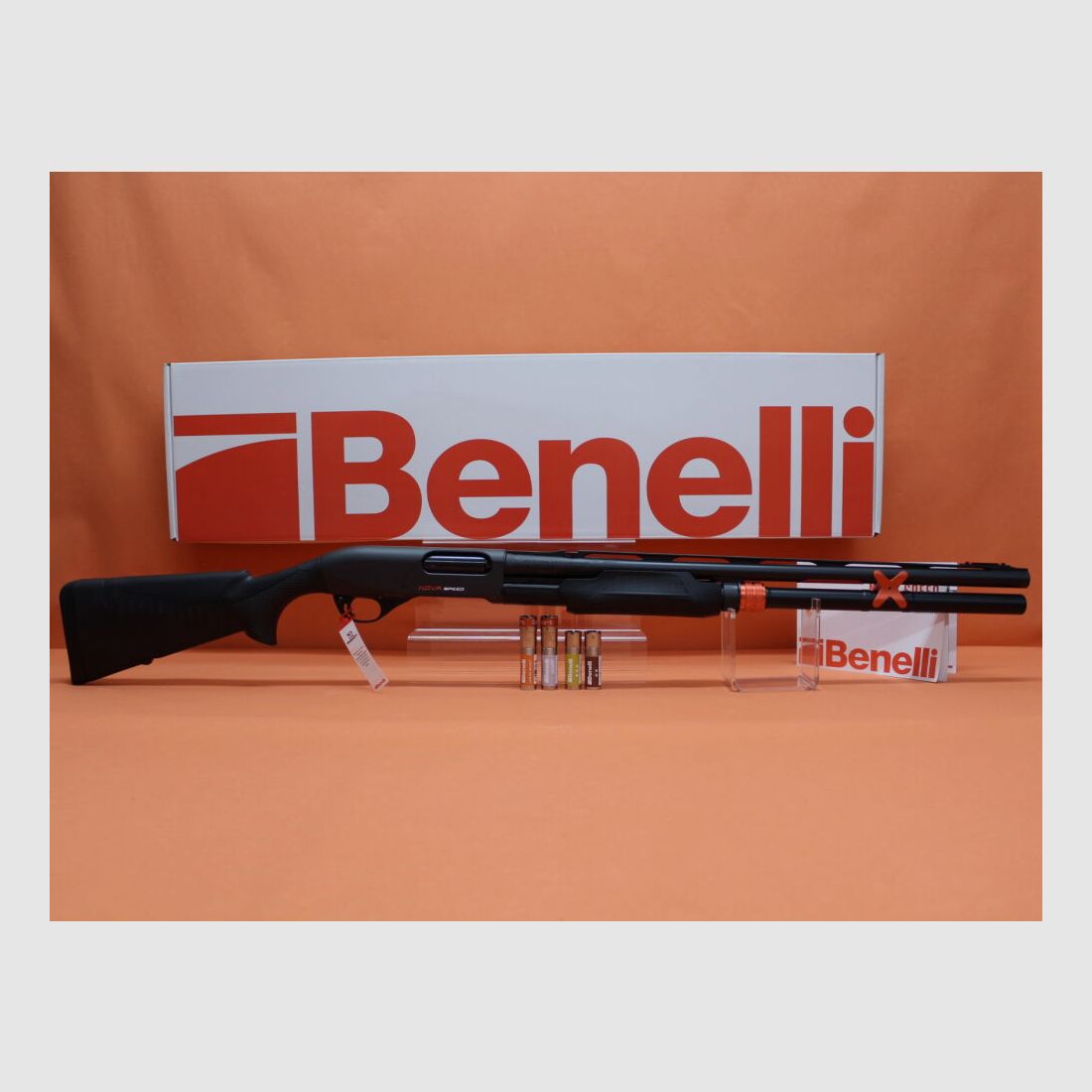 Benelli VsRep.Flinte 12/76 Benelli NOVA SPEED 26"/66cm Lauf/ Criochoke (IPSC-/ Vorderschaftrepetierflinte)